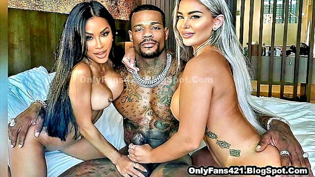 asian, ebony, big ass - three asians and a white guy get naughty in a hotel room