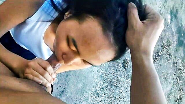 amateur, masturbation, blowjob - public pleasure pinay schoolgirl goes solo