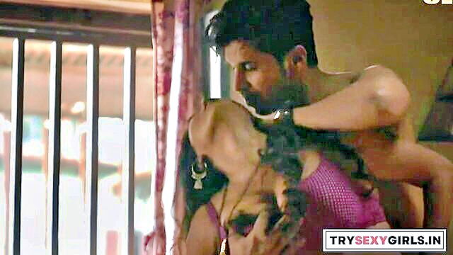 big tits, groupsex, big ass - desi girl takes on big cock in cowgirl position