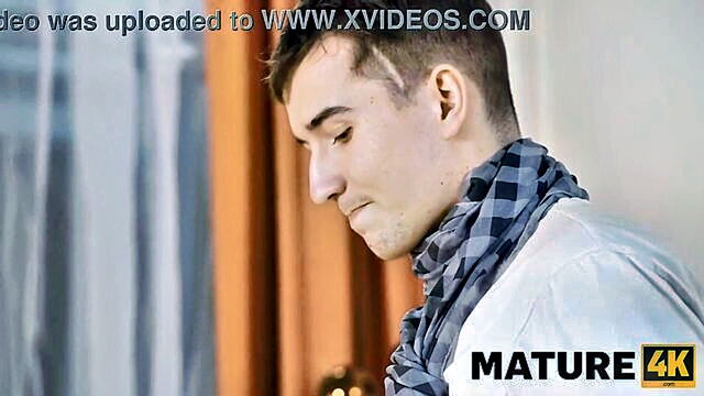 mature4k see no slut a mature blonde gets a missionary blowjob