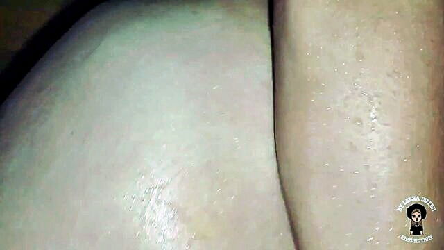 bathhouse, close up, amateur - teen neighbors wet and hairy vagina in russian bath