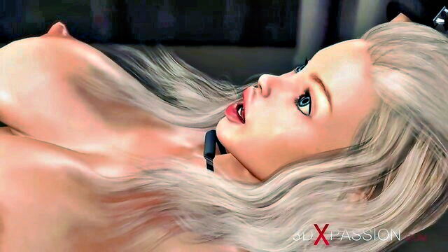 3dxpassion - gagging blowjob 3d animation