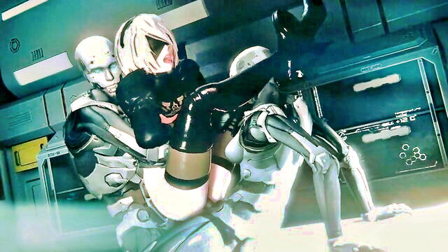 stockings, anal, big ass - 3d anime ass fuck