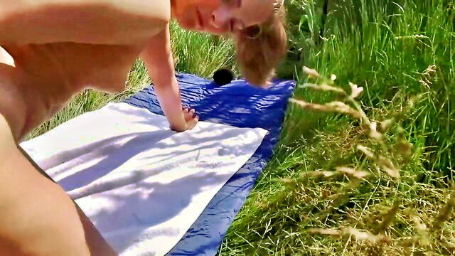 nature, doggy fuck, interracial - deep cocks river blowjob