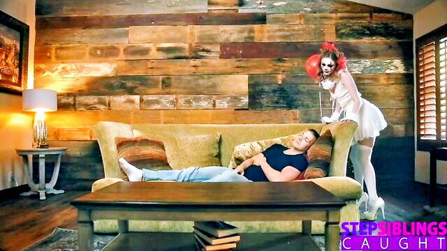 Codey Steele, Scarlet Skies - stepbrother killed by creepy clown Step Siblings Caught