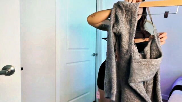 plat try on dress haul