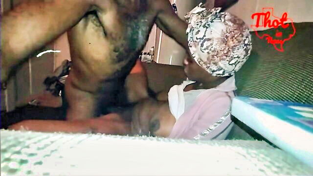 big boobs, black, mom - hairy ebony milf creampie