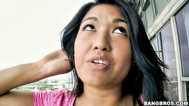 hardcore, uncensored, blowjob - burmese girl gets big cock