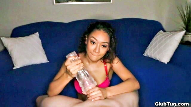 Sarah Lace - fleshlight edging with sarah lace