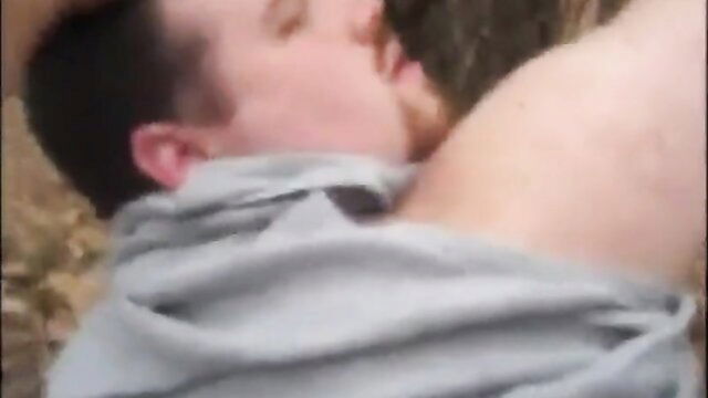 bareback, amateur, man - grizzly condom tear