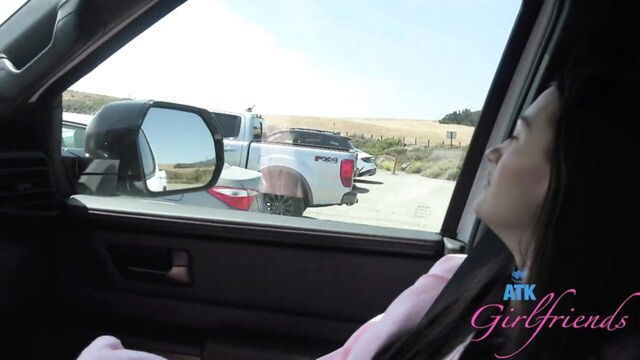 beach sex with teen brunette : ATK Girlfriends