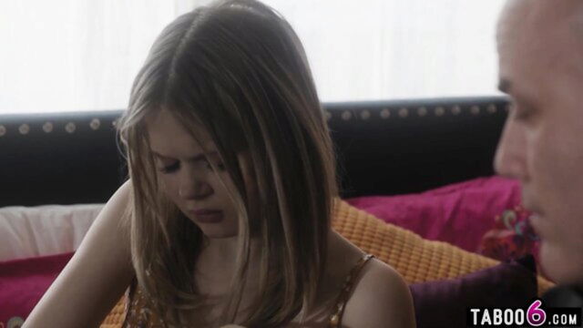 teen, stepdaughter, step daughter - chastity belt sex with stepdaughter