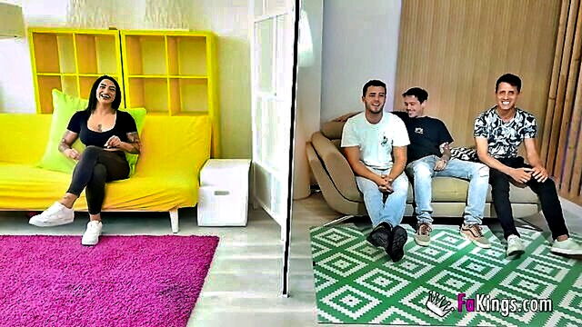 nelia estrada - big ass latina nelia estrada gets down and dirty in cowgirl threesome