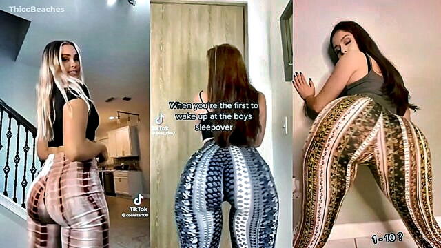 Mia Monroe - amateur babe shows off her curves in a tiktok like video