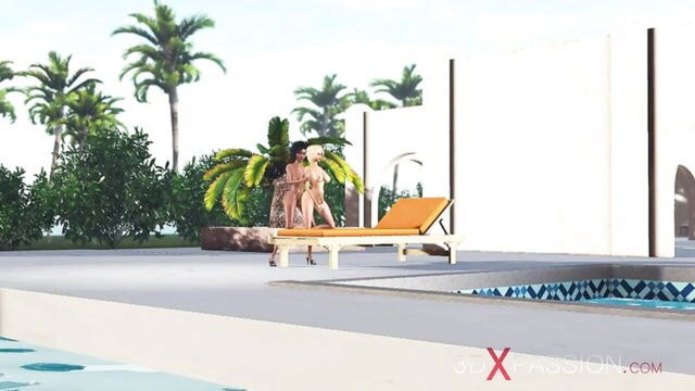 3dxpassion - 3dx babe blowjob