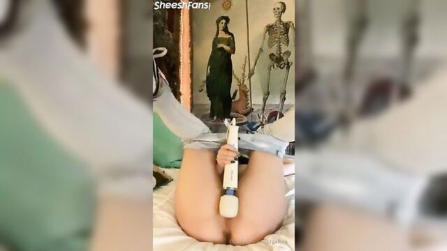 BigTittyGothEgg - vibrating pussy onlyfans vid