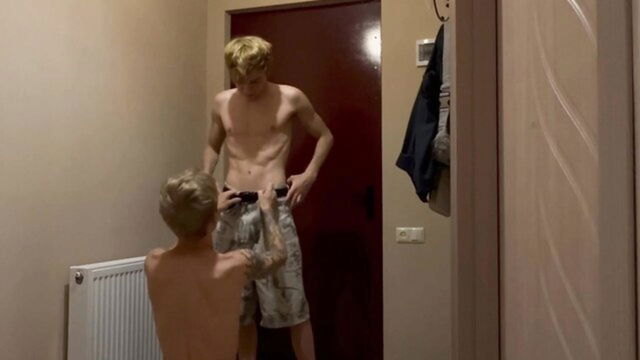 Ethan and Max, Ethan Lestray - cock smashing scene part 1