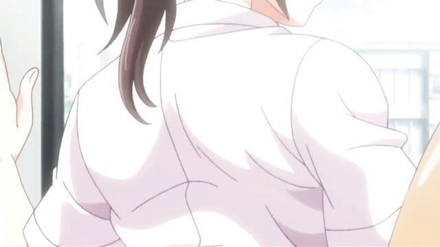 people watching, first time, first time sex - hentai schoolgirl on train
