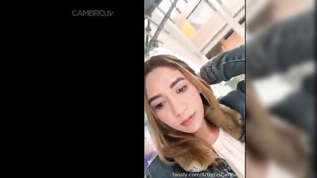 blowjob, public, cumwalk - public double blowjob artemis