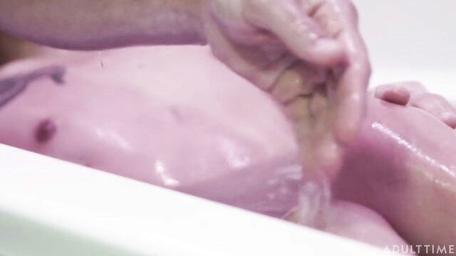 femboy, shemale, transsexual - femboy bubble bath
