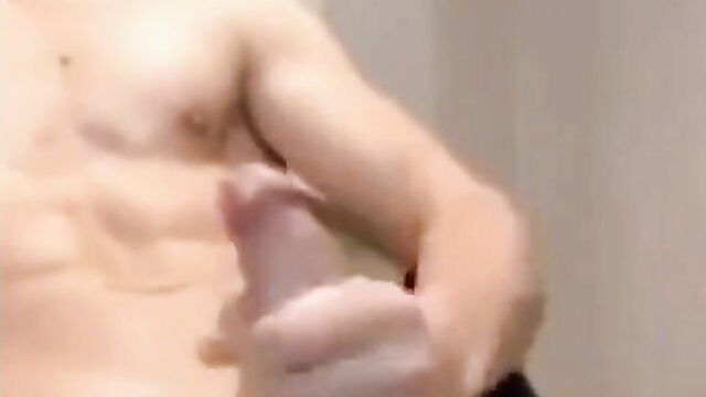 masturbation, amateur, big cock - thick cock toying