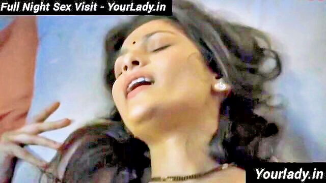 hindi domestic wife gets her boobs fondled and fucked in missionary position : hot desi bhabhi