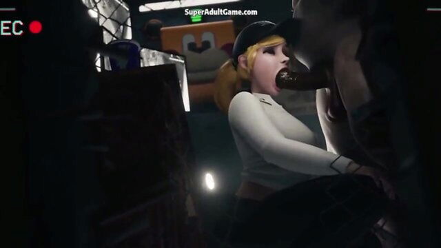 hentai, blonde, anime - lesbian sex game