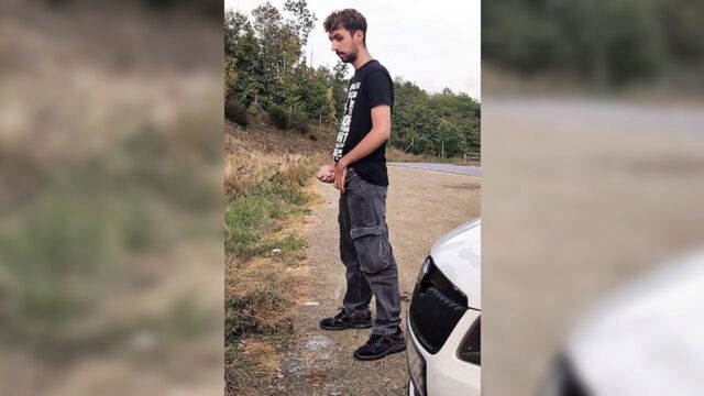 raulyof - public gay masturbation highway cumshot