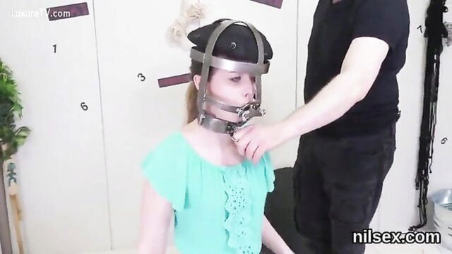 nilsex, humiliation, slave - nilsex cock sucking muzzle