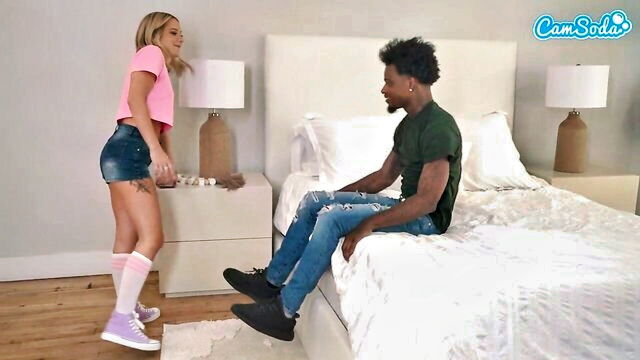 creampie, teen 18+, blonde - creampie with bbc sex