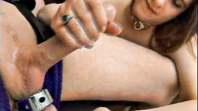 jacking, femdom, balls - locked balls handjob compilation