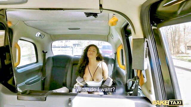 Brunette, Doggystyle, reality, Blowjob, Hardcore, pov - sorry husband no money doggystyle Fake Taxi