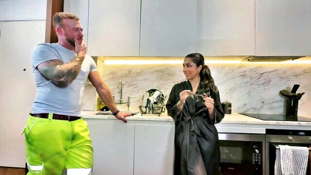 stockings, big boobs, cheating - yasmina khan facials pussy