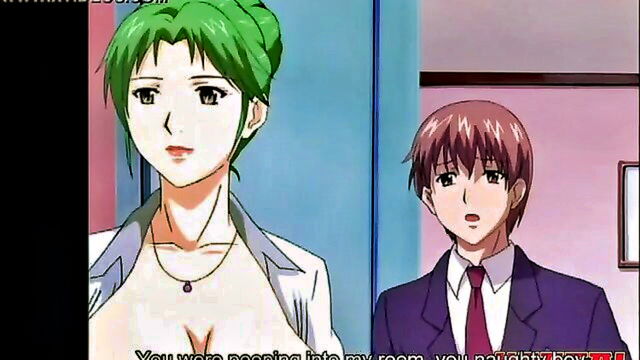 milf, hentai, cum - mature tits hentai