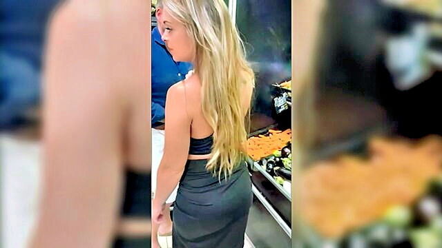 big ass, big tits, onlyfans - big titted housewives get naughty in the store