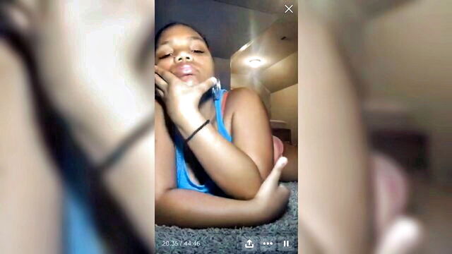 softcore, chubby, periscope - ebony fat webcam show