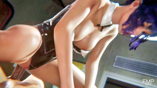yunli (honkai star rail), standing footjob, lenneth (final fantasy) - phantom riding 4kemp