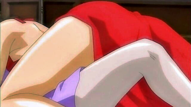 strapon, pussy eating, horny - lesbian hentai girlfriends