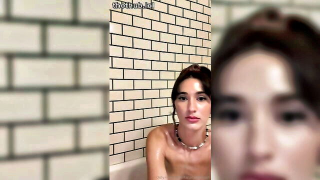 natalie roush, nude shower, full nude - natalie roushe shower video