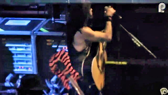 bombshell, tits, redhead - redhead boob at rock concert