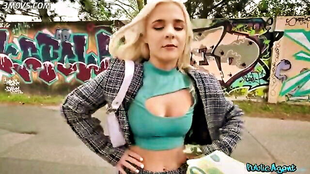 ellie shou - outdoor pickup sex