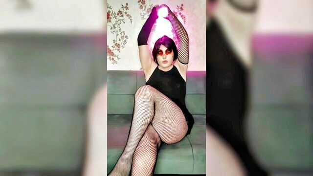 sizzling, big tits, crossdresser - alternative crossdressing video