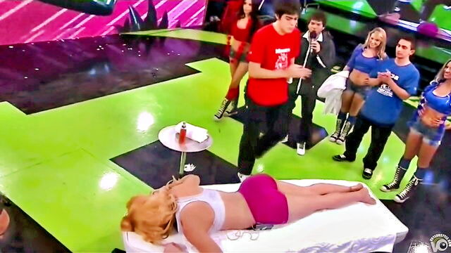 lady, athletic, massage - camel toe massage live tv