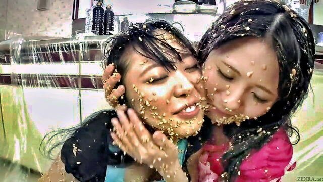 extreme natto sploshing lesbians