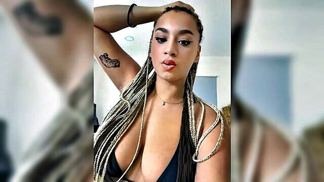 big tits, solo, big ass - thick big ass girl shows off her sexy body in solo cam video
