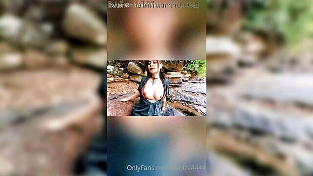 babe, asian, mintra4444 - sexy thai group sex on waterfalls