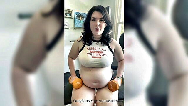 big ass, bbw, amateur - chunky girl attempts to work out