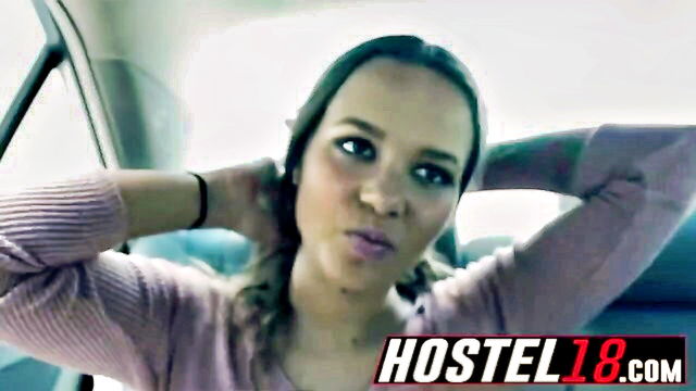 rough sex, hostel, teen - liza rowe gets fucked hard