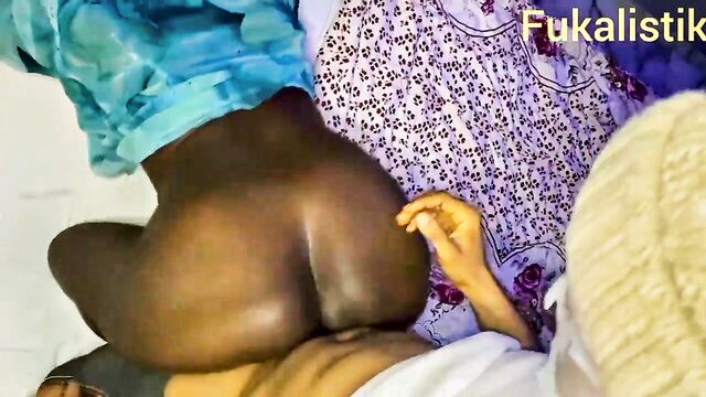 girlfriend, ebony, milf - neighbor banged pregnant booty wife