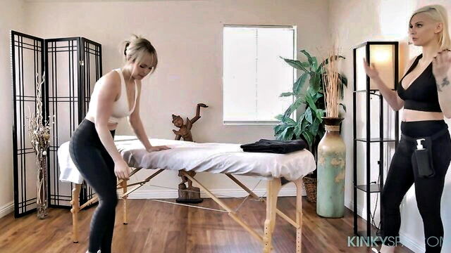 kenzie taylor, lilly bell - kenzie taylor massage scene